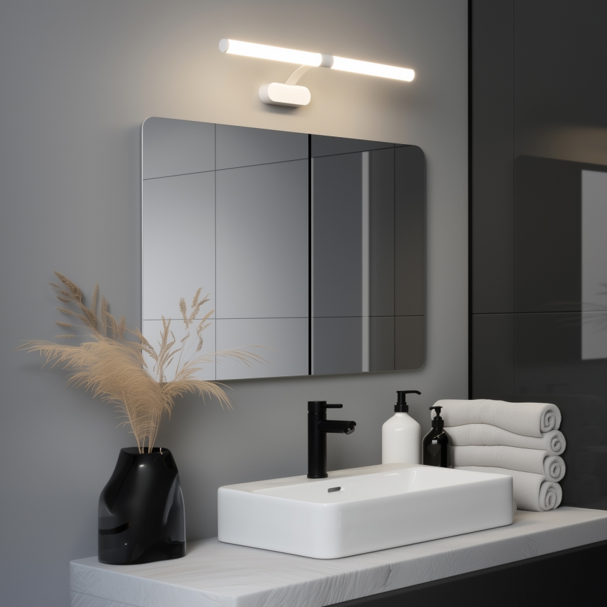 Brilagi - LED-belysning för badrumsspegel 2-i-1 TUBEO LED/8W/230V 60 cm IP44 vit