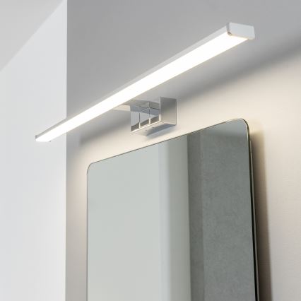 Brilagi - LED-belysning för badrumsspegel 3-i-1 VESTRA LED/15W/230V 80 cm IP44 blank krom