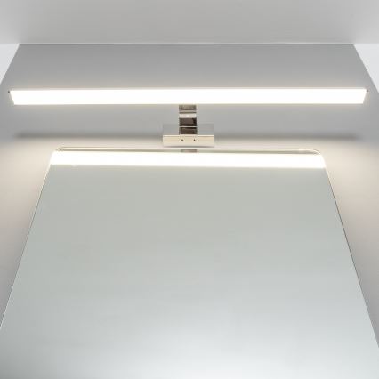 Brilagi - LED-belysning för badrumsspegel 3-i-1 VESTRA LED/15W/230V 80 cm IP44 blank krom