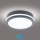 Brilagi - LED belysning med sensor för utomhusbruk BENE LED/18W/230V diameter 22 cm antracit IP54