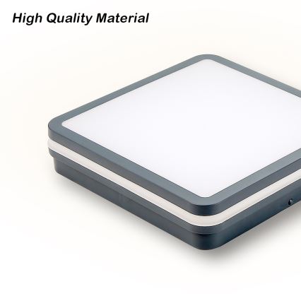 Brilagi - LED Utomhusbelysning med rörelsessensor BENE LED/24W/230V 26x26 cm antracit IP54