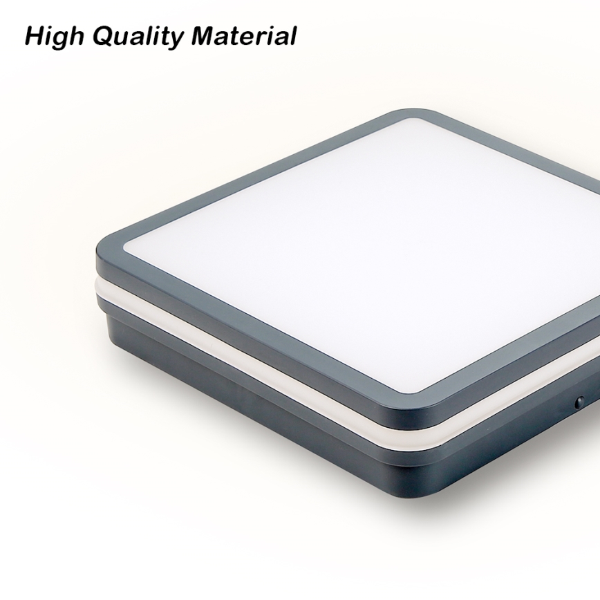 Brilagi - LED Utomhusbelysning med rörelsessensor BENE LED/24W/230V 26x26 cm antracit IP54