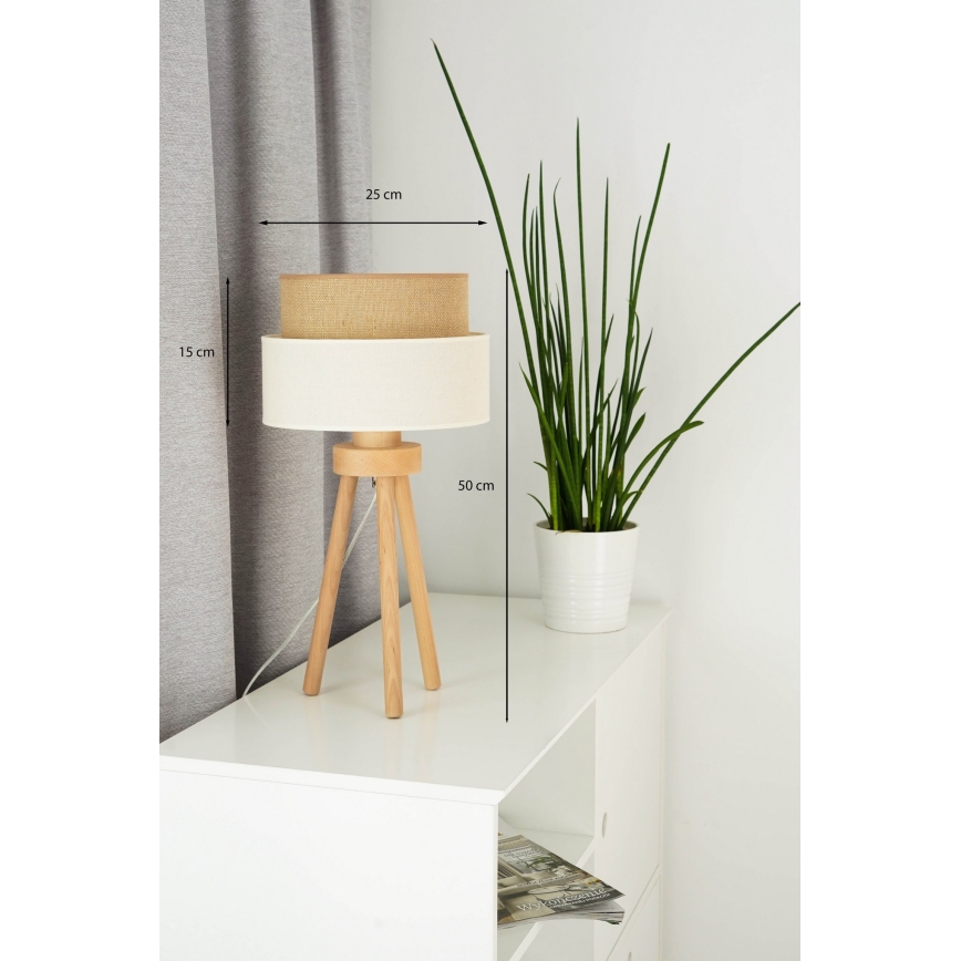 Brilagi - LED bordslampa BOHO STYLE 1xE27/15W/230V