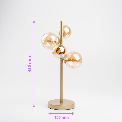 Brilagi - LED bordslampa MILLA 4xG9/3W/230V guld