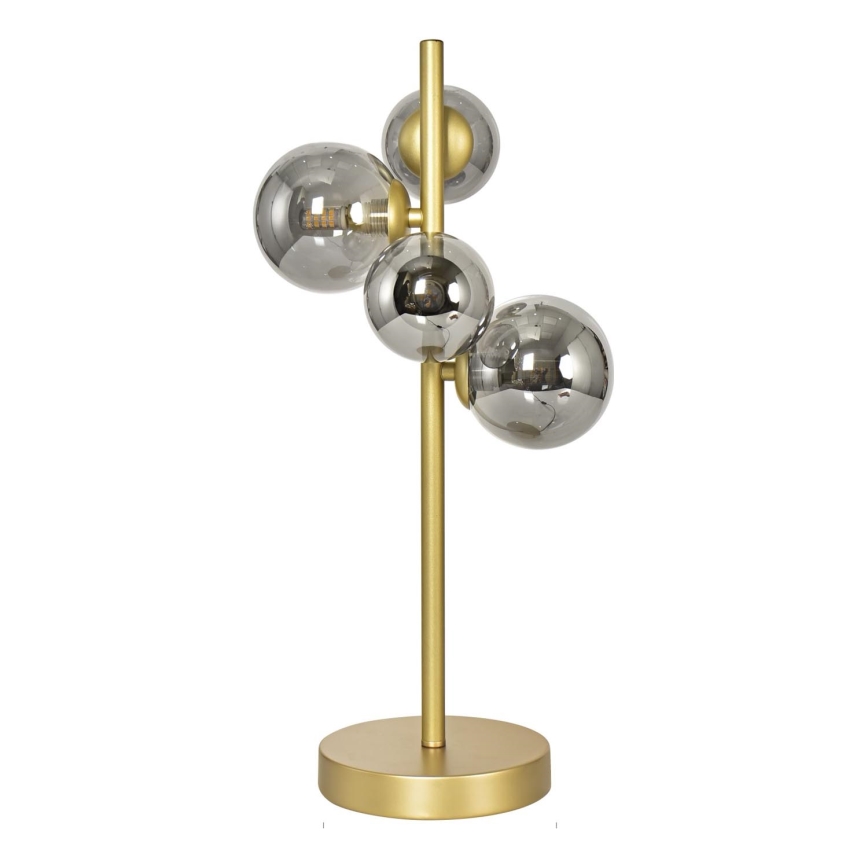 Brilagi - LED bordslampa MILLA 4xG9/3W/230V guld/rökig