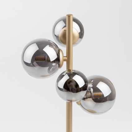 Brilagi - LED bordslampa MILLA 4xG9/3W/230V guld/rökig