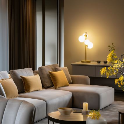 Brilagi - LED bordslampa MILLA 4xG9/3W/230V guld/vit