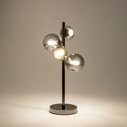 Brilagi - LED bordslampa MILLA 4xG9/3W/230V skinande krom/rökig