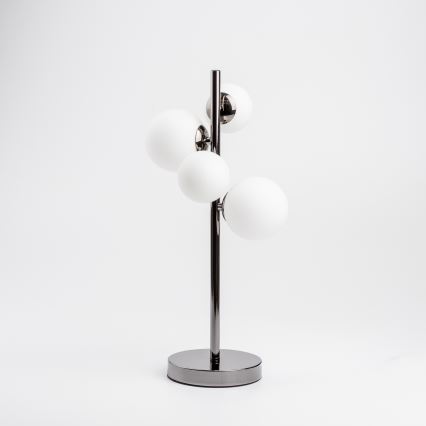 Brilagi - LED bordslampa MILLA 4xG9/3W/230V skinande krom/vit