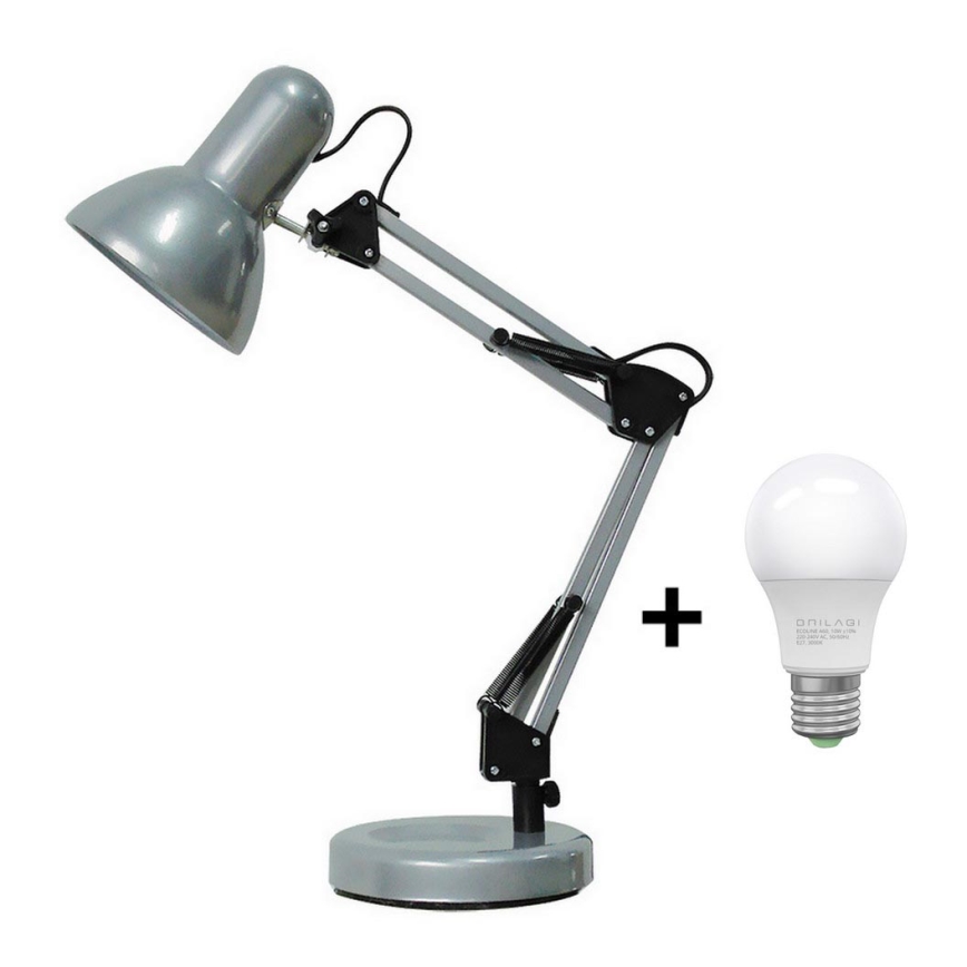 Brilagi - LED bordslampa  ROMERO 1xE27/10W/230V silver