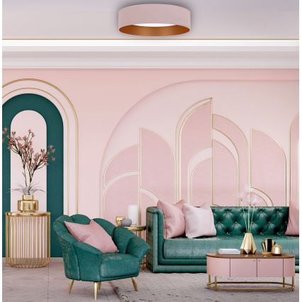 Brilagi - LED Ceiling light VELVET LED/24W/230V 3000/4000/6400K rosa/guld