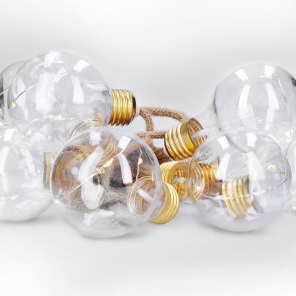 Brilagi - LED dekorativ kedja 10xLED/3xAA 1,8m varm vit