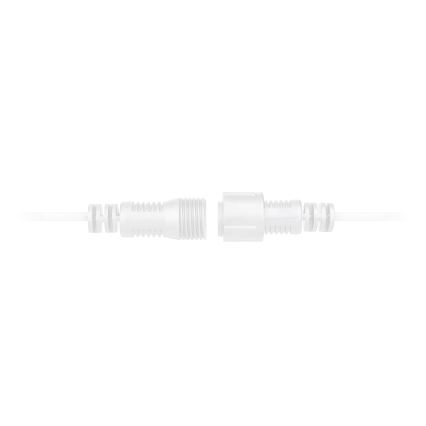 Brilagi - LED dekorativ utomhusslinga KRANS 25xE12 20m vit IP44 varm vit