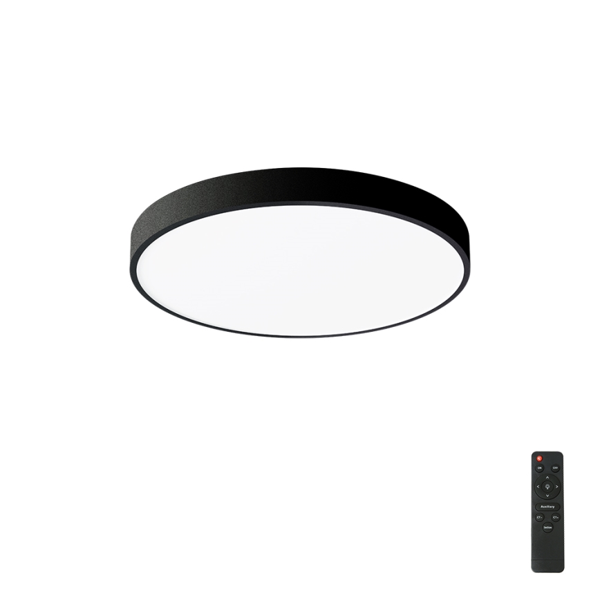 Brilagi - Dimbart LED-taklampa POOL LED/60W/230V 3000-6000K Ø 60 cm svart + fjärrkontroll
