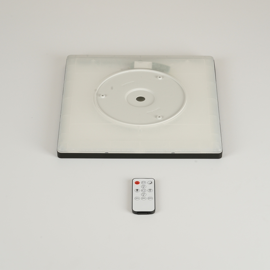 Brilagi - LED Dimbart takarmatur ULTRA SLIM LED/18W/230V 2700-6500K 30x30 cm svart + fjärrkontroll