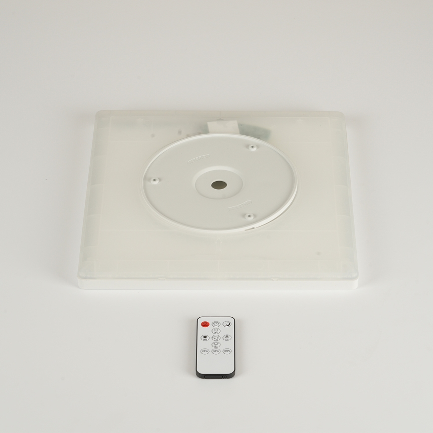 Brilagi - LED dimbar taklampa ULTRA SLIM LED/18W/230V 2700-6500K 30x30 cm vit + fjärrkontroll