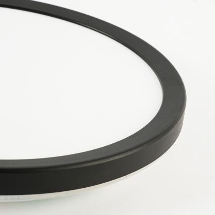 Brilagi - LED dimbar taklampa ULTRA SLIM LED/18W/230V 2700-6500K Ø 30 cm svart + fjärrkontroll
