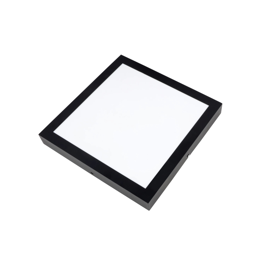 Brilagi - LED ljusreglerad taklampa till badrum FRAME SMART LED/24W/230V 30x30 cm 3000-6000K IP44 svart + fjärrkontroll