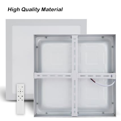 Brilagi - LED ljusreglerad taklampa till badrum FRAME SMART LED/24W/230V 30x30 cm 3000-6000K IP44 vit + fjärrkontroll