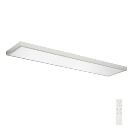 Brilagi - LED ljusreglerad taklampa till badrum FRAME SMART LED/50W/230V 120x30 cm 3000-6000K IP44 silver + fjärrkontroll