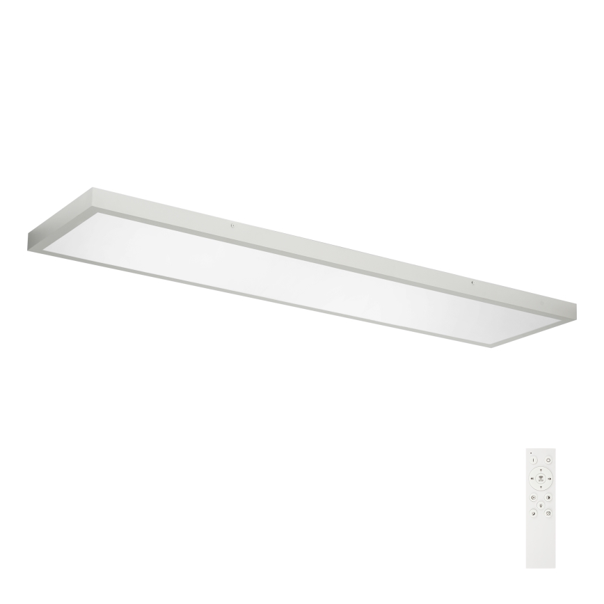 Brilagi - LED ljusreglerad taklampa till badrum FRAME SMART LED/50W/230V 120x30 cm 3000-6000K IP44 silver + fjärrkontroll