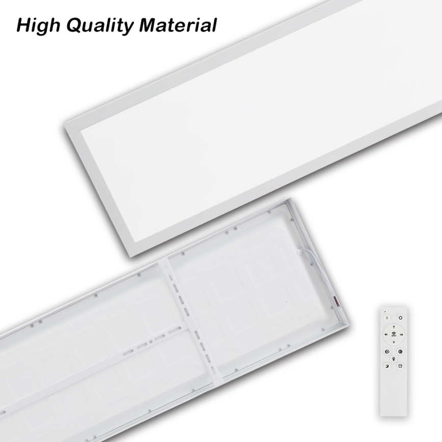 Brilagi - LED ljusreglerad taklampa till badrum FRAME SMART LED/50W/230V 30x120 cm 3000-6000K IP44 vit + fjärrkontroll