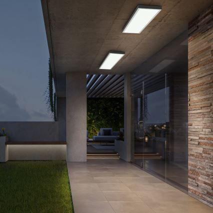 Brilagi - LED ljusreglerad taklampa till badrum FRAME SMART LED/50W/230V 30x120 cm 3000-6000K IP44 vit + fjärrkontroll