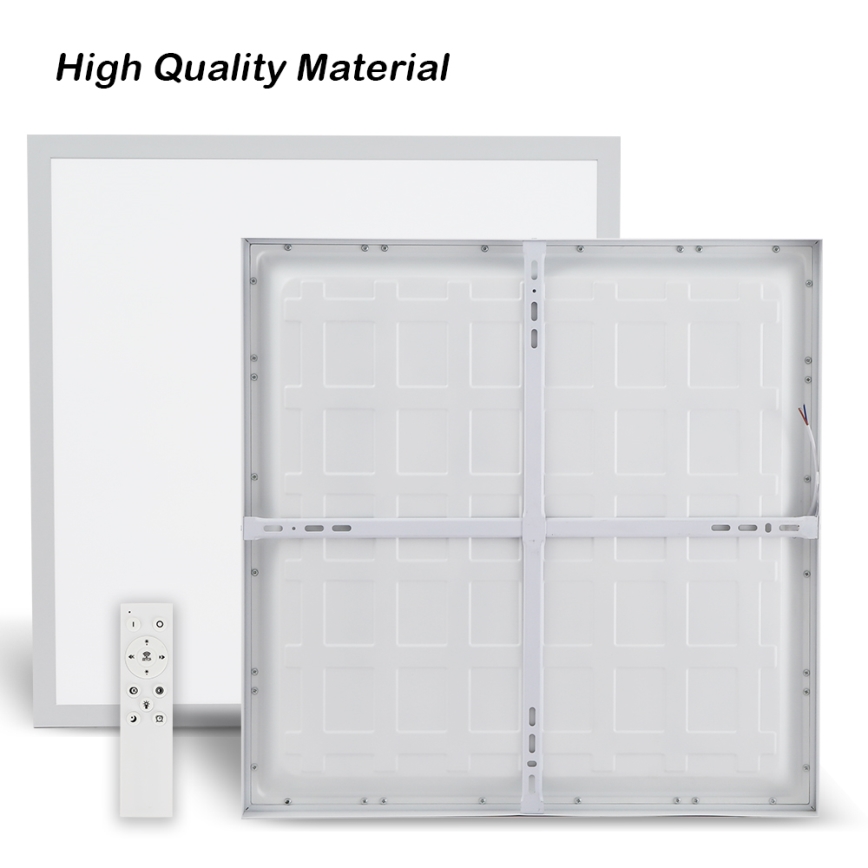 Brilagi - LED ljusreglerad taklampa till badrum FRAME SMART LED/50W/230V 60x60 cm 3000-6000K IP44 vit + fjärrkontroll