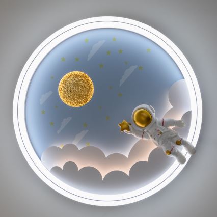 Brilagi - Dimbar LED-taklampa för barn LED/42W/230V 3000/5700K Astronaut