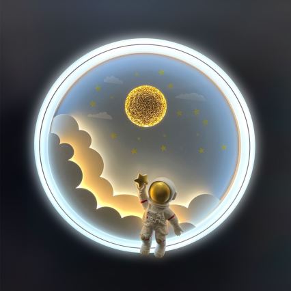 Brilagi - Dimbar LED-taklampa för barn LED/42W/230V 3000/5700K Astronaut