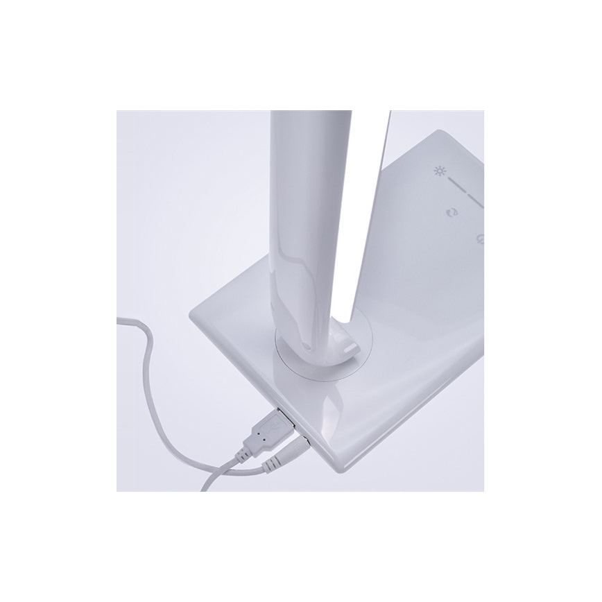 Brilagi - LED Dimbar bordslampa USB connector LED/12W/230V vit 3000 - 6000K