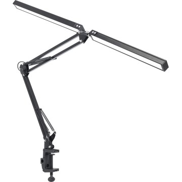 Brilagi - LED Dimbar bordslampa VARIO 2xLED/14W/230V 3000-6000K svart