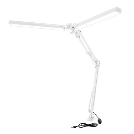 Brilagi - LED Ljusreglerad flexibel bordslampa VARIO 2xLED/14W/230V 3000-6000K vit