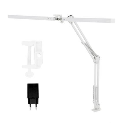 Brilagi - LED Ljusreglerad flexibel bordslampa VARIO 2xLED/14W/230V 3000-6000K vit