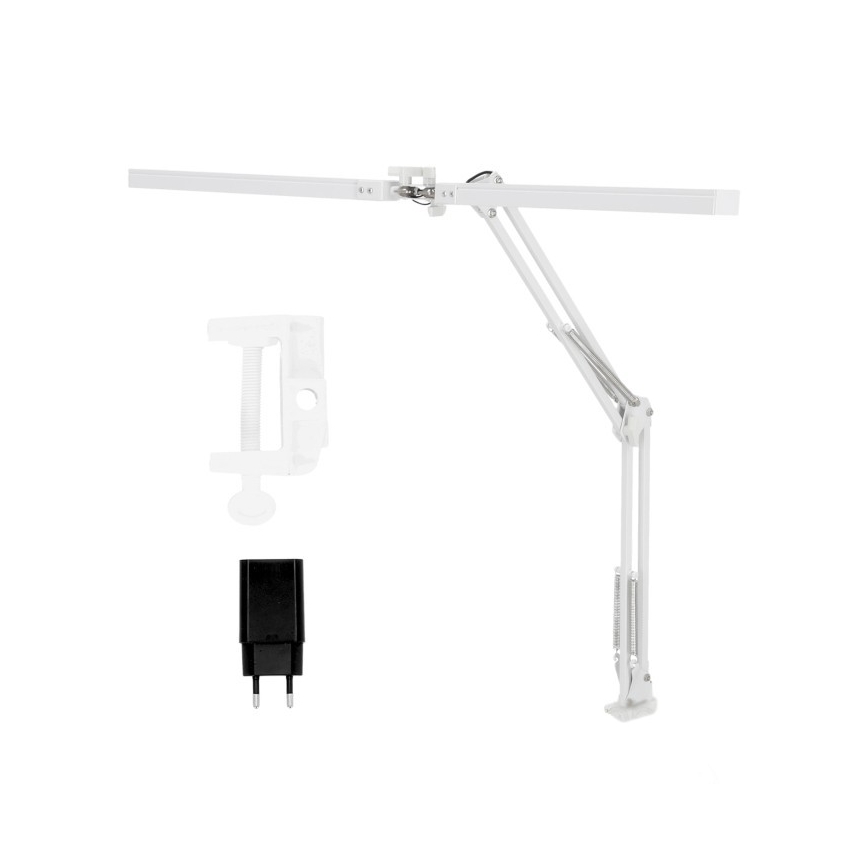 Brilagi - LED Ljusreglerad flexibel bordslampa VARIO 2xLED/14W/230V 3000-6000K vit