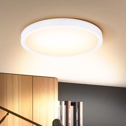 Brilagi - LED Dimbar taklampa ESTELA LED/36W/230V 3000-6500K ø 30 cm vit + fjärrkontroll
