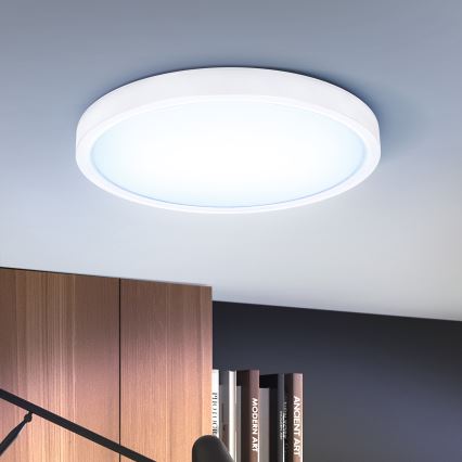 Brilagi - LED Dimbar taklampa ESTELA LED/36W/230V 3000-6500K ø 30 cm vit + fjärrkontroll