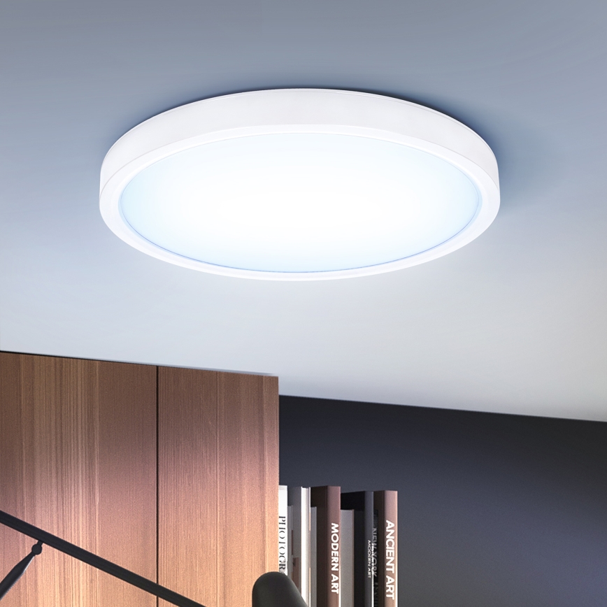 Brilagi - LED Dimbar taklampa ESTELA LED/36W/230V 3000-6500K ø 30 cm vit + fjärrkontroll