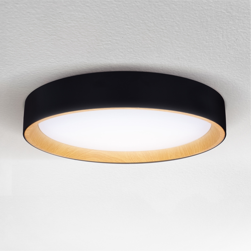 Brilagi - LED Dimbar taklampa LARIOS LED/48W/230V 3000-6500K ø 39 cm svart + fjärrkontroll