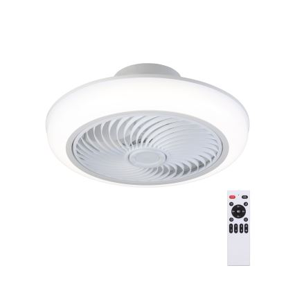 Brilagi - LED Dimbar taklampa med fläkt LED/30W/230V 3000-6500K vit + fjärrkontroll