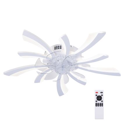 Brilagi - LED Dimbar taklampa med fläkt LED/50W/230V 3000-6500K vit + fjärrkontroll