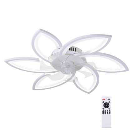 Brilagi - LED Dimbar taklampa med fläkt LED/50W/230V 3000-6500K vit + fjärrkontroll
