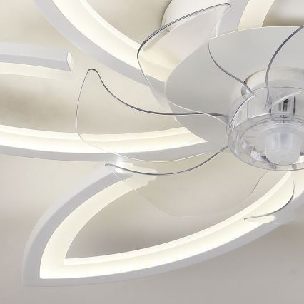 Brilagi - LED Dimbar taklampa med fläkt LED/50W/230V 3000-6500K vit + fjärrkontroll