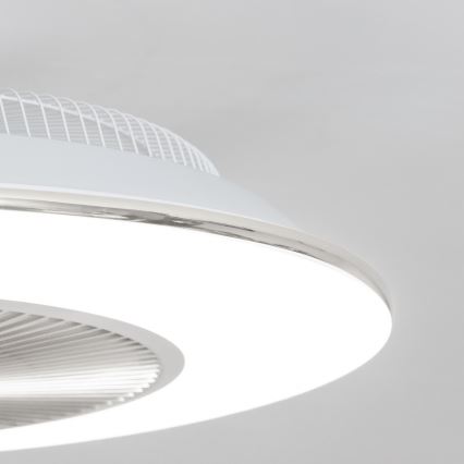 Brilagi - LED Dimbar lampa med fläkt AURA LED/38W/230V 3000-6000K silver + fjärrkontroll