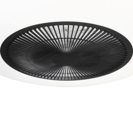 Brilagi - LED Dimbar lampa med fläkt AURA LED/38W/230V 3000-6000K svart+ fjärrkontroll
