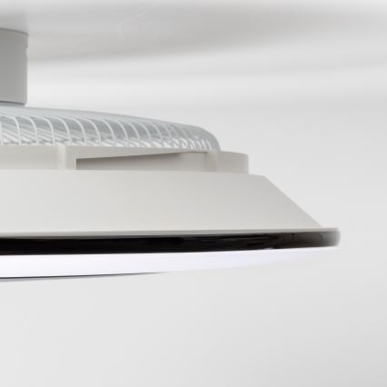 Brilagi - LED Dimbar lampa med fläkt AURA LED/38W/230V 3000-6000K svart+ fjärrkontroll