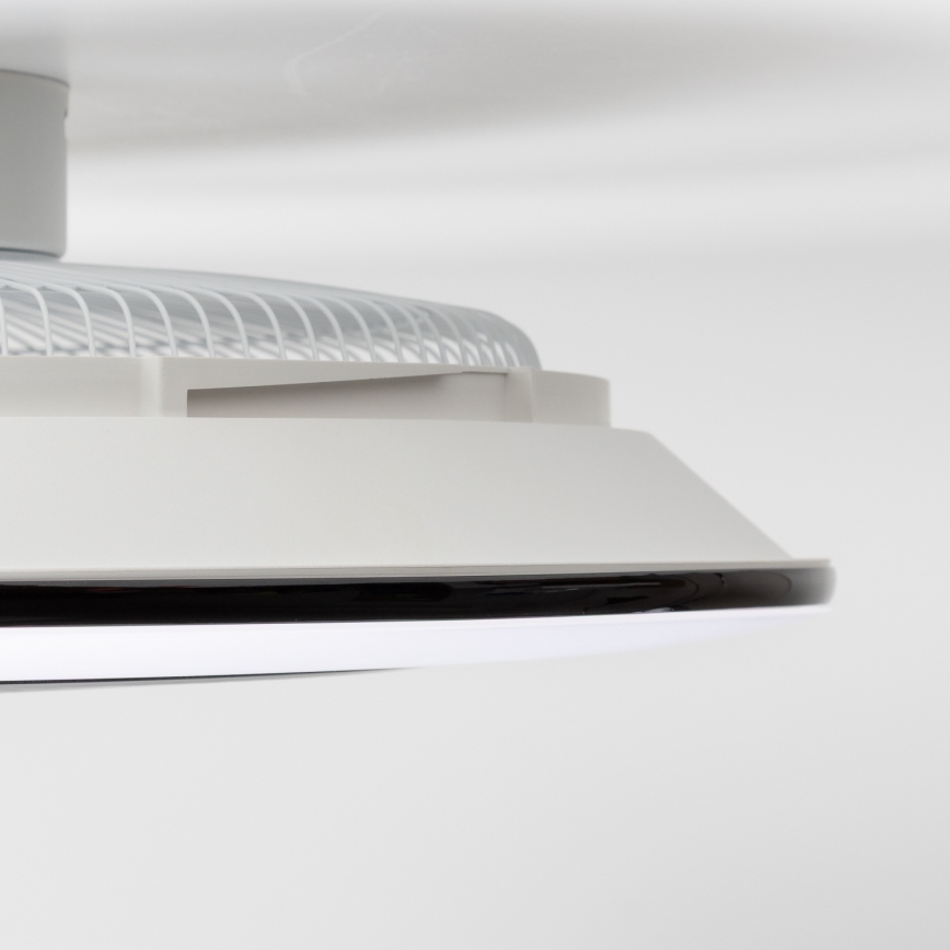 Brilagi - LED Dimbar lampa med fläkt AURA LED/38W/230V 3000-6000K svart+ fjärrkontroll