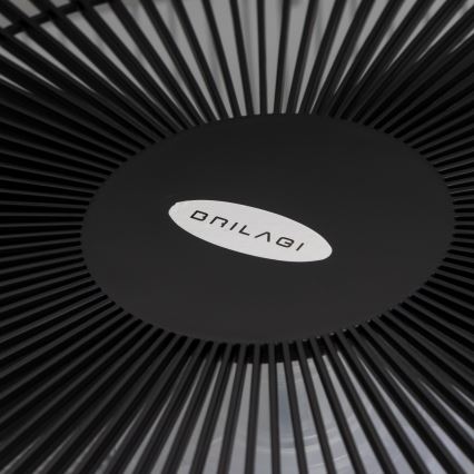 Brilagi - LED Dimbar lampa med fläkt AURA LED/38W/230V 3000-6000K svart+ fjärrkontroll