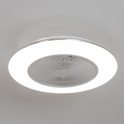 Brilagi - LED dimbar taklampa med fläkt AURA LED/38W/230V 3000-6000K vit + fjärrkontroll
