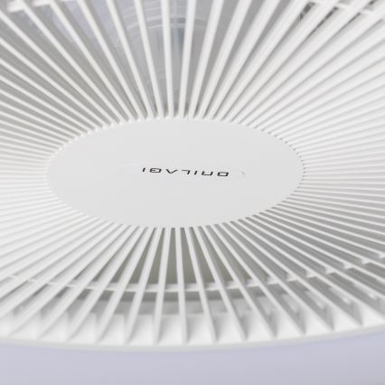 Brilagi - LED Dimbar lampa med fläkt AURA LED/38W/230V 3000-6000K white + fjärrkontroll
